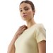 Koszulka damska 4FWSS24TTSHF1267 4F - jasny żółty