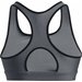 Biustonosz sportowy damski Authentics Mid Padless Under Armour - szary