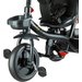 Rowerek trójkołowy 3w1 obracany Stars - black/gold