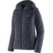 Kurtka puchowa damska Nano Puff Hoody Logo Patagonia - smolder blue