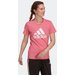 Koszulka damska Loungewear Essentials Logo Tee Adidas - rose tone/white