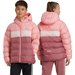 Kurtka puchowa juniorska Synthetic Down Adidas - pudrowy róż