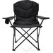 Krzesło turystyczne składane Hiker Meteor - czarne