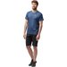 Koszulka męska Puez Melange Dry S/S Tee Salewa - faded green melange