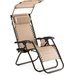 Leżak ogrodowy/plażowy składany Zero Gravity Sun Outtec - beżowy