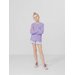 Spodenki dresowe dziewczęce HJL22 JSKDD001 4F - jasny fiolet