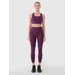 Biustonosz sportowy damski USBAF152 4F - ciemny fiolet