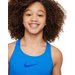 Strój kąpielowy dziewczęcy Racerback Nike Swim - niebieski