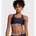Biustonosz sportowy damski HG Mid Branded Under Armour - Midnight Navy/White