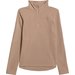 Bluza polarowa damska UFLEF069 4F - jasny brąz