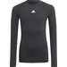 Longsleeve juniorski Techfit Aeroready Adidas - black