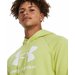 Bluza męska Rival Fleece Logo HD Under Armour - Lime Yellow / White