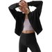 Bluza damska 4FWSS24TSWSF1002 4F - głęboka czerń