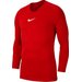 Longsleeve termoaktywny juniorski Dry Park First Layer Nike - czerwony