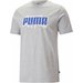 Koszulka męska Graphics Wording Tee Puma - szara/niebieska