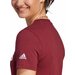 Koszulka damska Loungewear Essentials Slim Logo Tee Adidas - shadow red/white