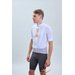 Koszulka rowerowa męska Essential Road Logo Jersey POC - Hydrogen White/Granite Grey
