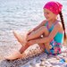 Buty do wody AquaTrek Junior Outtec - brzoskwiniowe