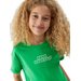 Koszulka dziewczęca 4FJAW23TTSHF0825 4F - zielony