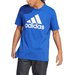 Koszulka męska Essentials Single Jersey Big Logo Adidas - niebieski