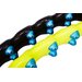 Urządzenie do treningu mięśni brzucha Hula hop 80 kulek 110cm Hop Sport - żółto-czarne