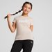 Koszulka dziewczęca Essentials Logo Tee Puma - różowa jasna