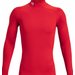Longsleeve męski ColdGear Compression Mock Under Armour - red/white