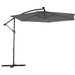 Parasol ogrodowy Modern LED 350cm Luverno - szary