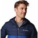 Kurtka puchowa męska Powder Lite II Hooded Jacket Columbia - Mountain Blue, Collegiate Navy