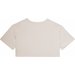 Koszulka, crop top damski 4FWSS24TTSHF1357 4F - kremowy