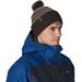 Czapka z pomponem Powder Town Beanie Patagonia - brązowa