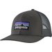 Czapka z daszkiem P-6 Logo Trucker Hat Patagonia - forge grey