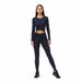 Legginsy pół-bezszwowe damskie Crossover Carpatree - Night Blue