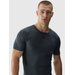 Koszulka męska TFTSM1004 4F - antracyt melanż