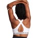 Biustonosz sportowy damski Crossback Mid Bra Under Armour - biały