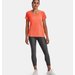 Koszulka damska Twist Tech V-Neck Under Armour - After Burn / White