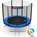 Trampolina 244cm 8FT z siatką zewnętrzną + gratisy Hop Sport