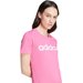 Koszulka damska Loungewear Essentials Slim Logo Tee Adidas - różowa