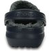 Chodaki Classic Fuzz-Lined Clog Crocs - navy/charcoal