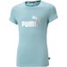 Koszulka juniorska ESS+ Logo Tee Puma - niebieska