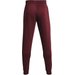 Spodnie męskie dresowe Rival Fleece WordMark Jogger Under Armour - bordowe