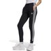 Spodnie dresowe damskie Essentials 3-Stripes Fleece Adidas - czarne