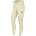 Spodnie dresowe damskie NSW Essential Tight Fleece Nike - kremowe