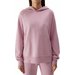 Bluza damska 4FWSS24TSWSF0955 4F - jasny róż