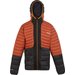 Kurtka puchowa Hooded Leedre Hybrid Regatta - red ochre/black