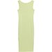 Sukienka damska H4L22 SUDD010 4F - limonka