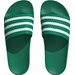 Klapki Adilette Slides Adidas - zielony/biały