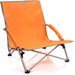 Leżak plażowy składany Coast Meteor - pomarańczowy