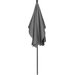 Parasol ogrodowy prostokątny Recto 125x200cm Luverno - szary
