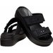 Klapki Brooklyn Low Wedge Crocs - black